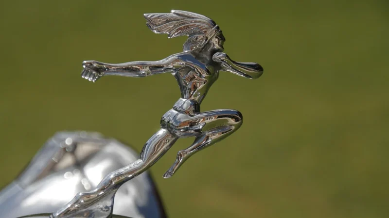 Naklejka Alu Emblemat Sport Szachownica 3D Chrom