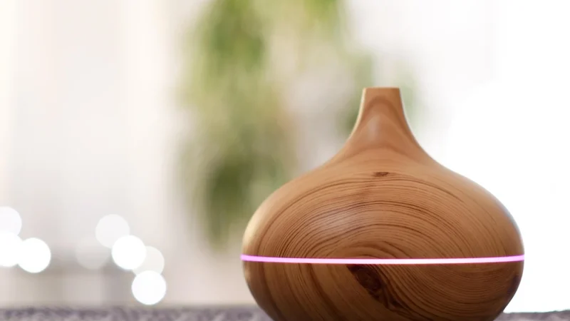 od?wie?acz powietrza z mini wentylatorem niebieski